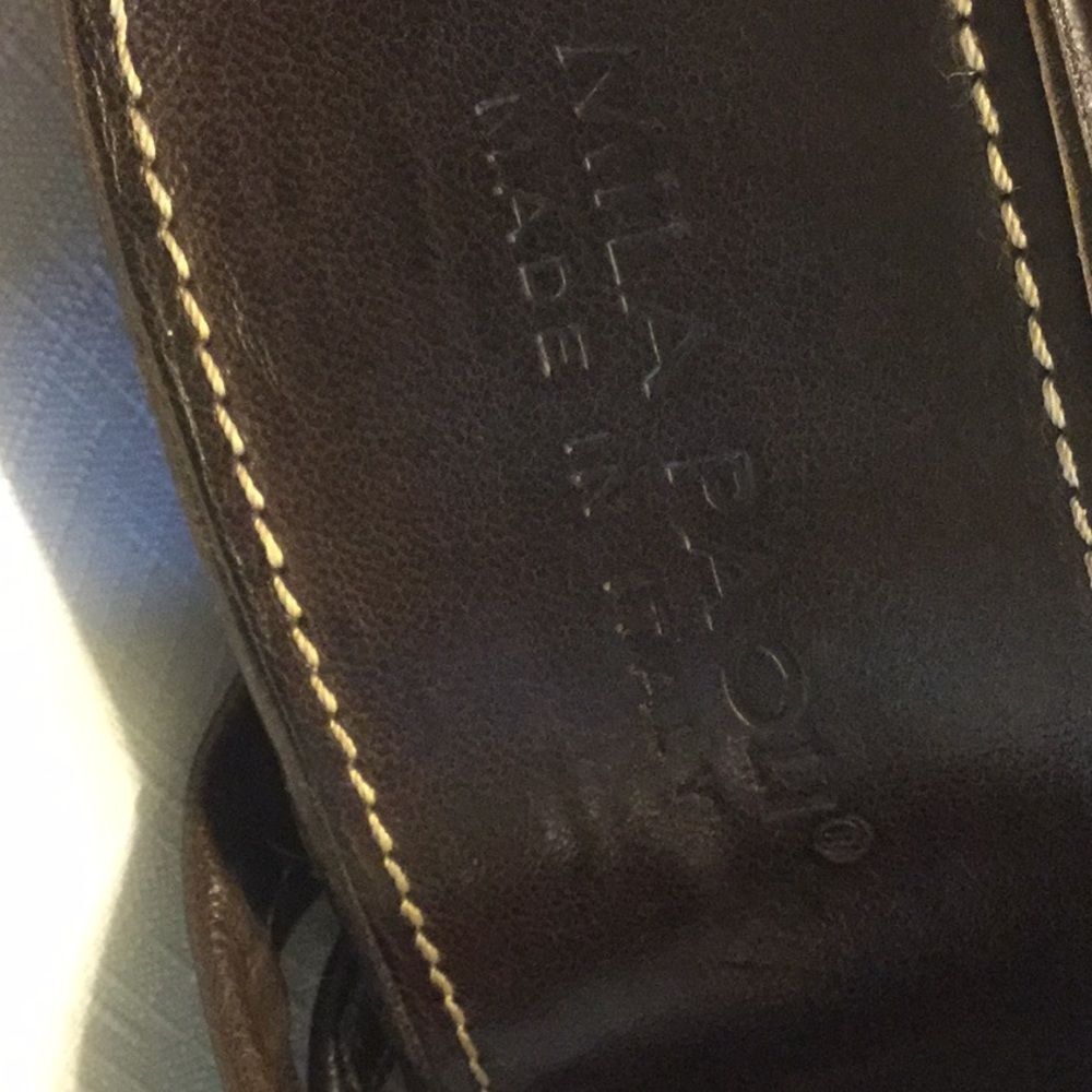 Mila Paoli Made In Italy Leather Wedge Sandals  - Picture 5 of 5